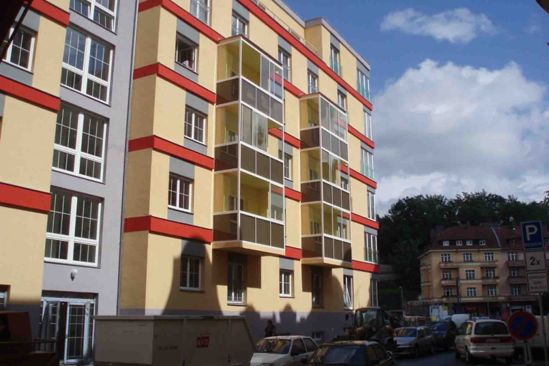 1. Stavba bytového komplexu rezidence Čertovka